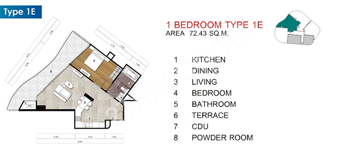 Star Residence Condo, พัทยา, พระตำหนัก - photo, price, location map