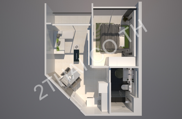 Imperial Twins Residence, พัทยา, พระตำหนัก - photo, price, location map