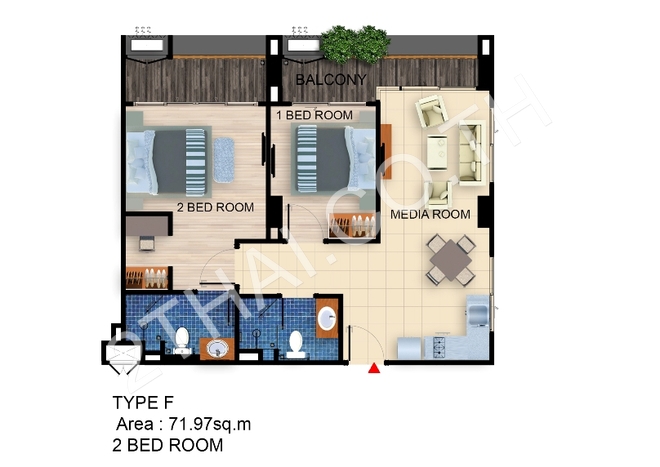 De Amber Condo Bang Saray, พัทยา, บางเสร่ - photo, price, location map