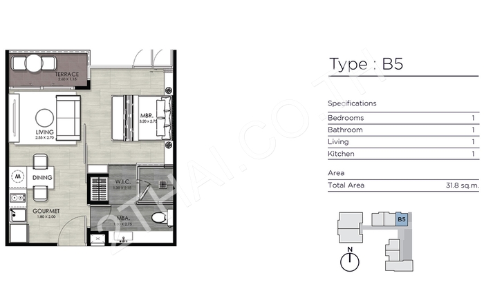 Andromeda Condominium, พัทยา, พระตำหนัก - photo, price, location map