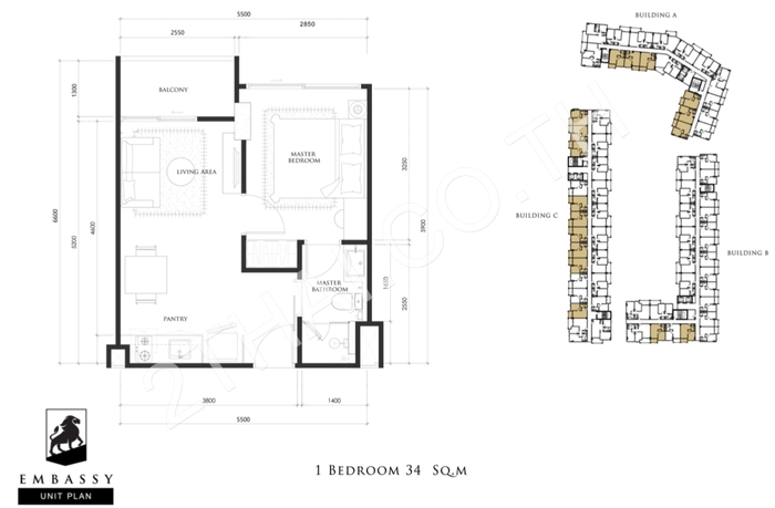 Embassy Condominium Pattaya, พัทยา, จอมเทียน - photo, price, location map