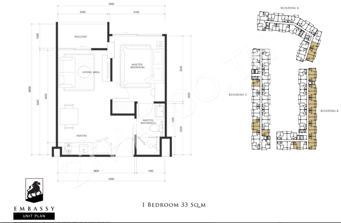 Embassy Condominium Pattaya, พัทยา, จอมเทียน - photo, price, location map