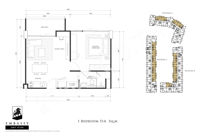 Embassy Condominium Pattaya, พัทยา, จอมเทียน - photo, price, location map