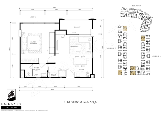 Embassy Condominium Pattaya, พัทยา, จอมเทียน - photo, price, location map