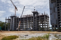Construction update of Savanna Sands Condo
