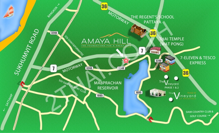 Amaya Hill, พัทยา, พัทยาตะวันออก - photo, price, location map